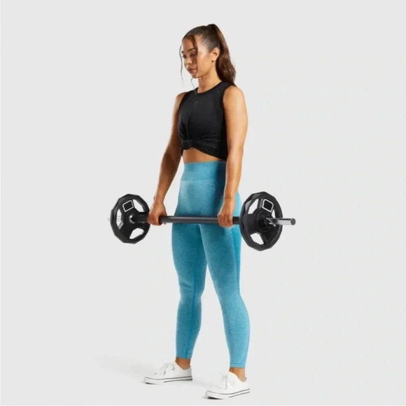 Gymshark FLEX HIGH WAISTED LEGGINGS blue Size S - Picture 3 of 10